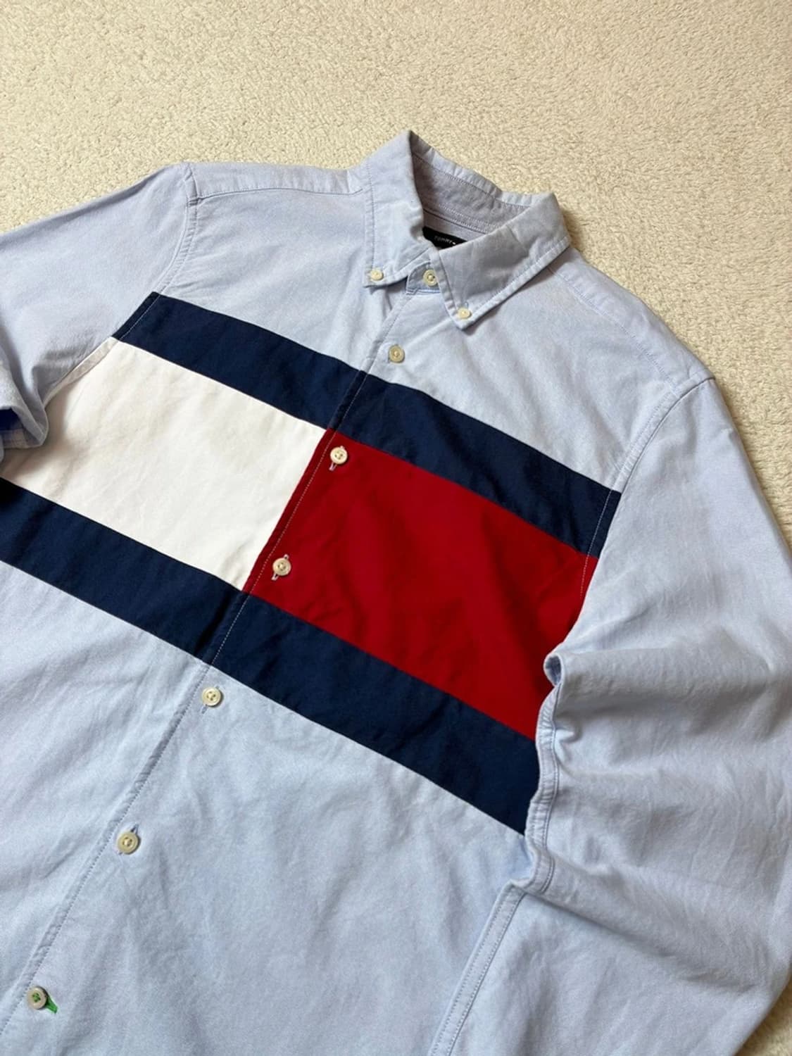 타미힐피거 아이코닉 플래그 로고 옥스퍼드 셔츠 PN7850 상품이미지2