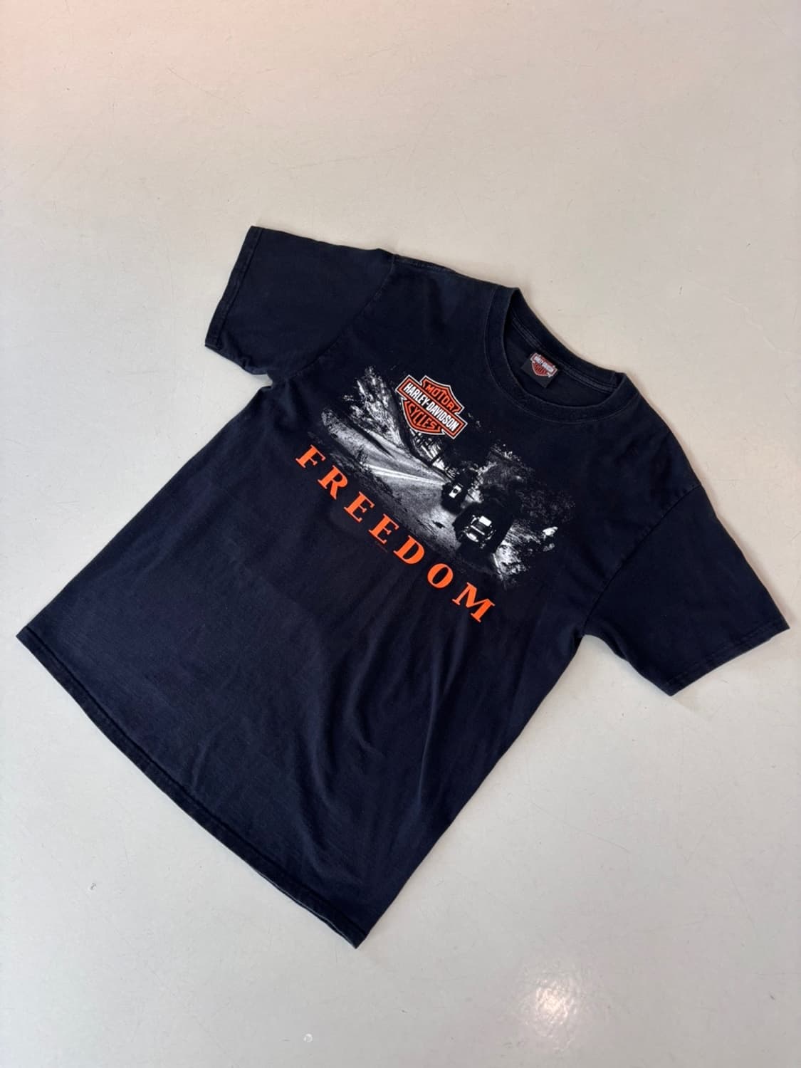 Vintage Harley Davidson Round T 상품이미지3