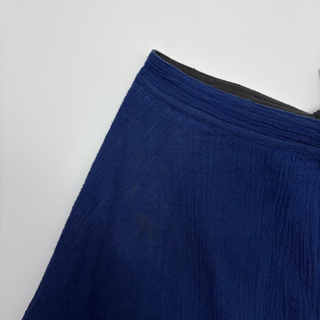 70s 이세이미야케 양면 주름 패턴 앞치마 스커트 상품이미지7