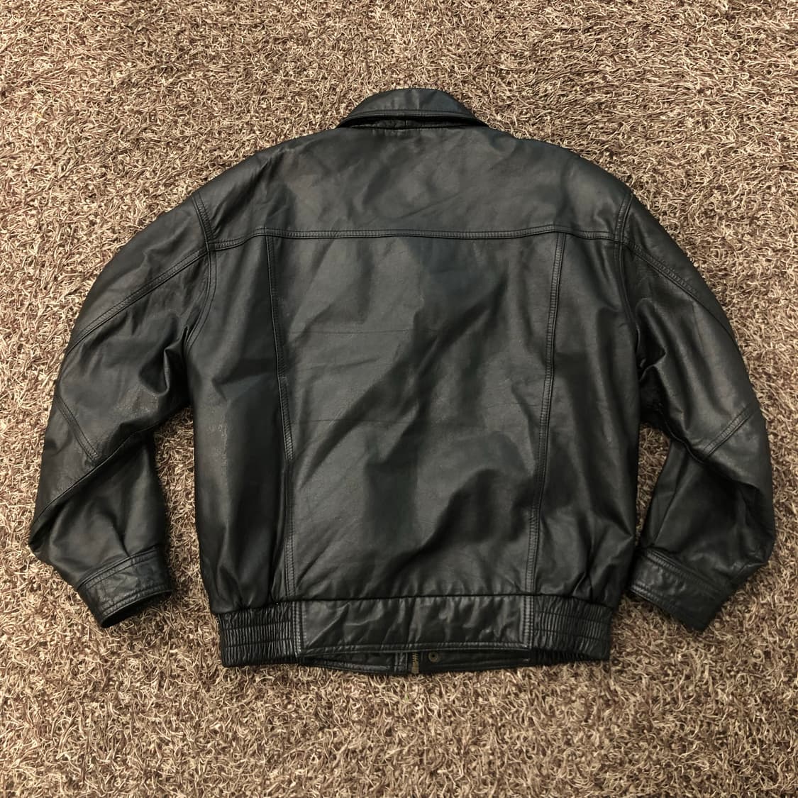 빈티지 소가죽 봄버 레더 가죽 자켓 상품이미지5
