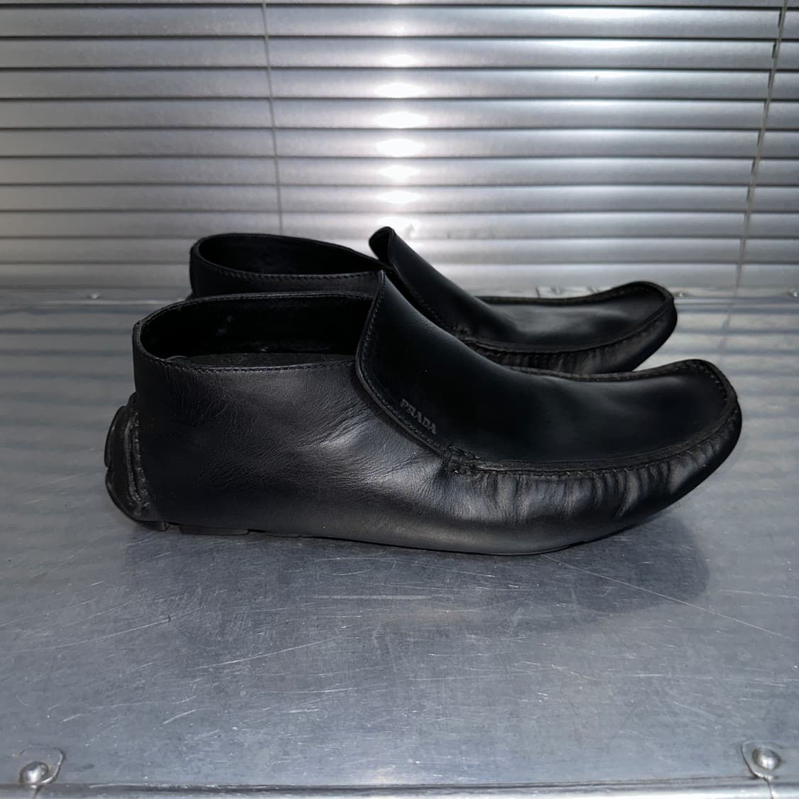 00s 프라다 스포츠 가죽 숏 부츠 상품이미지5