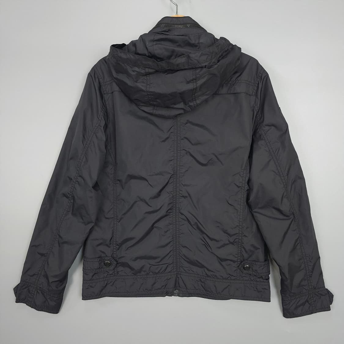 에비수 EVISU 후드 포켓 집업 블랙 M 상품이미지5