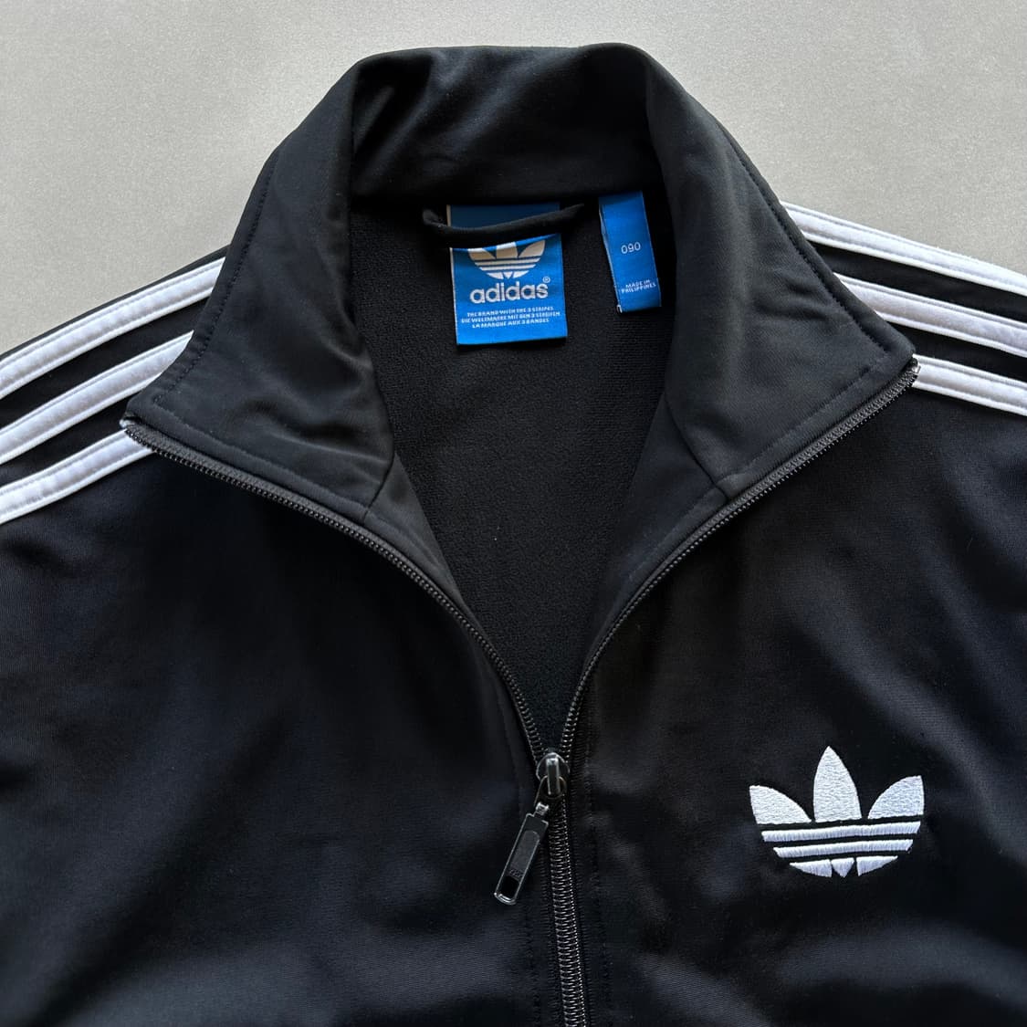 [S-M]아디다스 구형 파이어버드 블랙 트랙탑 져지 상품이미지5