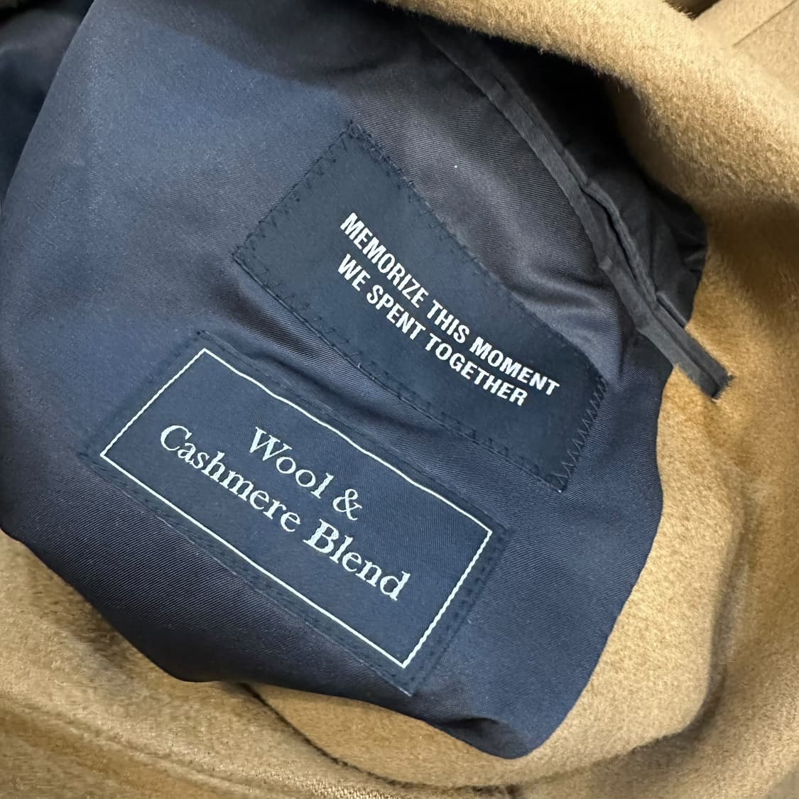 인사일런스 울캐시미어 싱글코트 상품이미지5