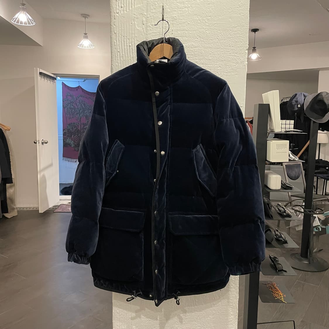 사카이 17aw 벨벳 패딩 파카 (오혁 착용) 상품이미지2