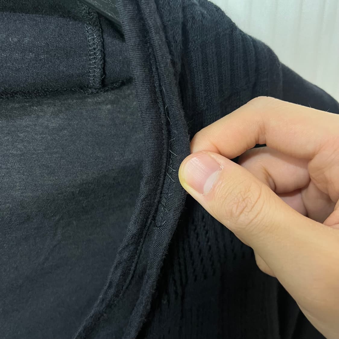 [2] Ys 요지야마모토 니트 레이어드 반팔 상품이미지4