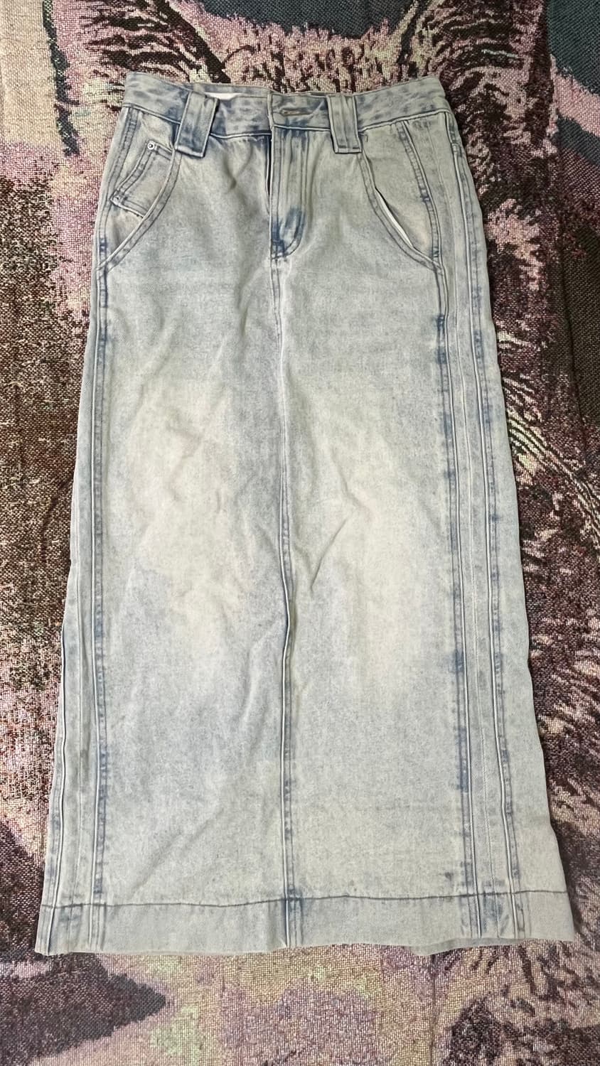 연청 트임 스커트 상품이미지1