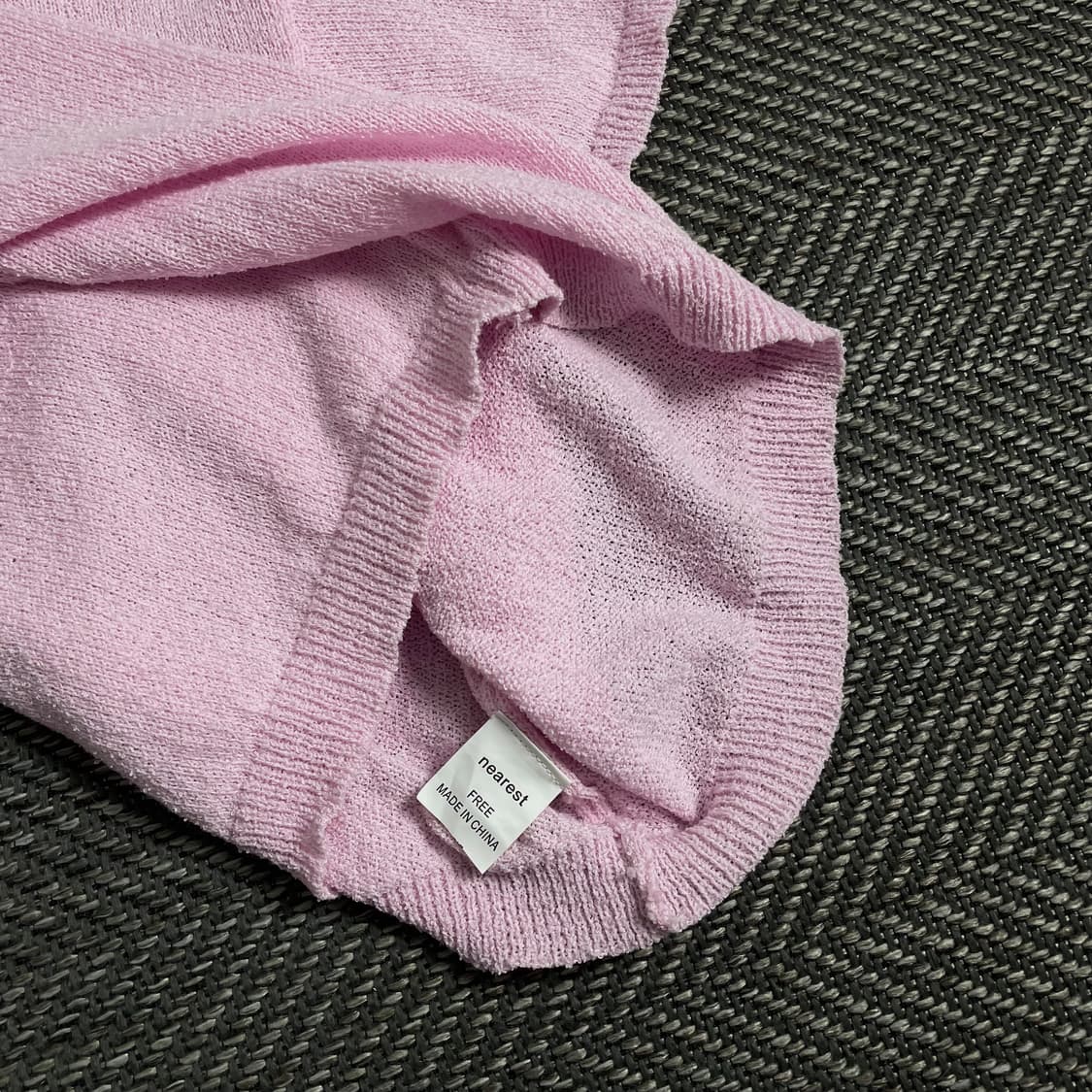 빈티지 우먼스 부클 크롭 니트y 3747 상품이미지3