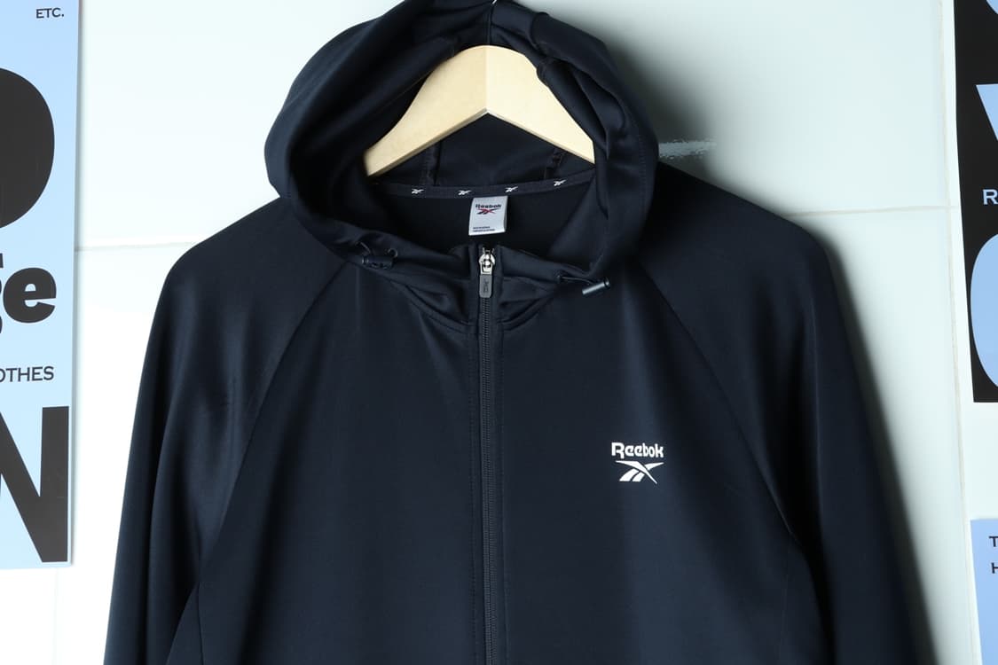 (L-XL) 리복 집업 바람막이 점퍼자켓 져지 후드 네이비-H31276 상품이미지3