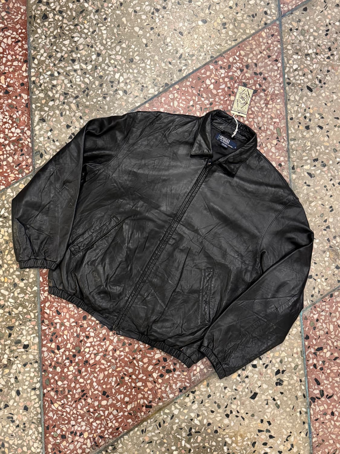 폴로 랄프로렌 맥스웰 레더 자켓 (L) 상품이미지2