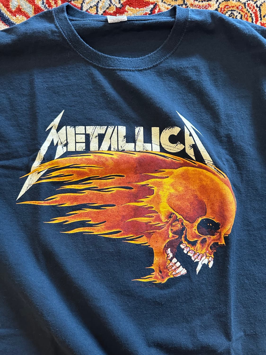 메탈리카(Metallica) "플레이밍 스컬" - XL 상품이미지2