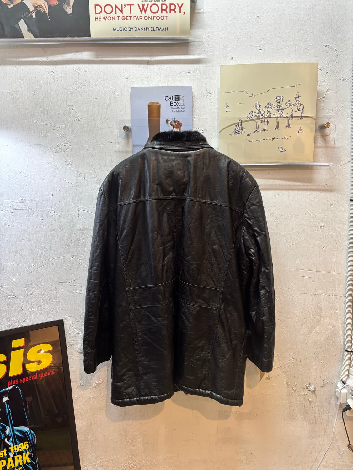 크로커다일 빈티지 가죽 자켓 상품이미지7