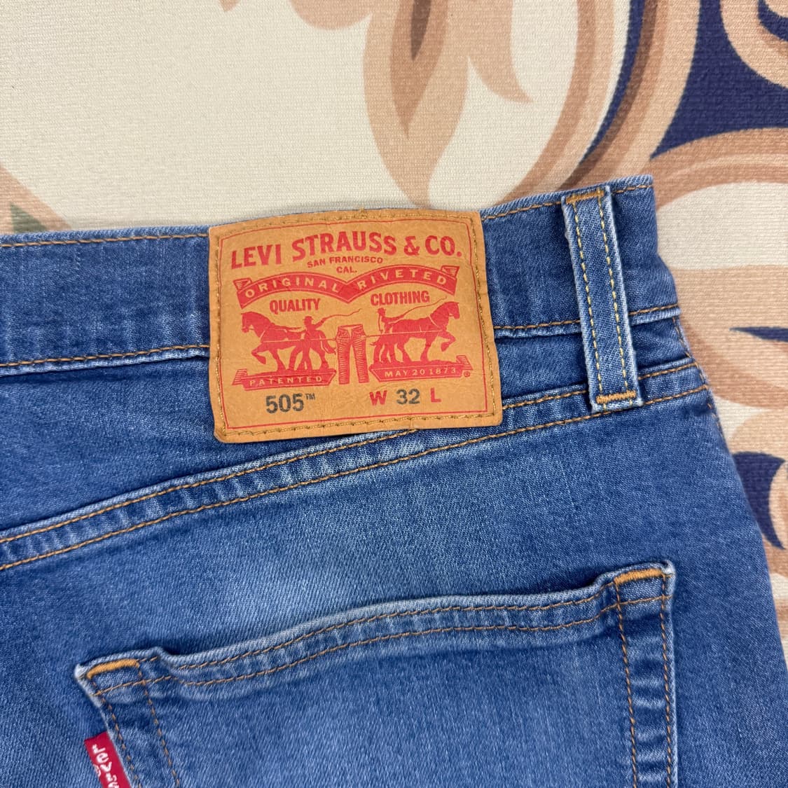 (32)리바이스Levis 505 데님반바지 상품이미지2