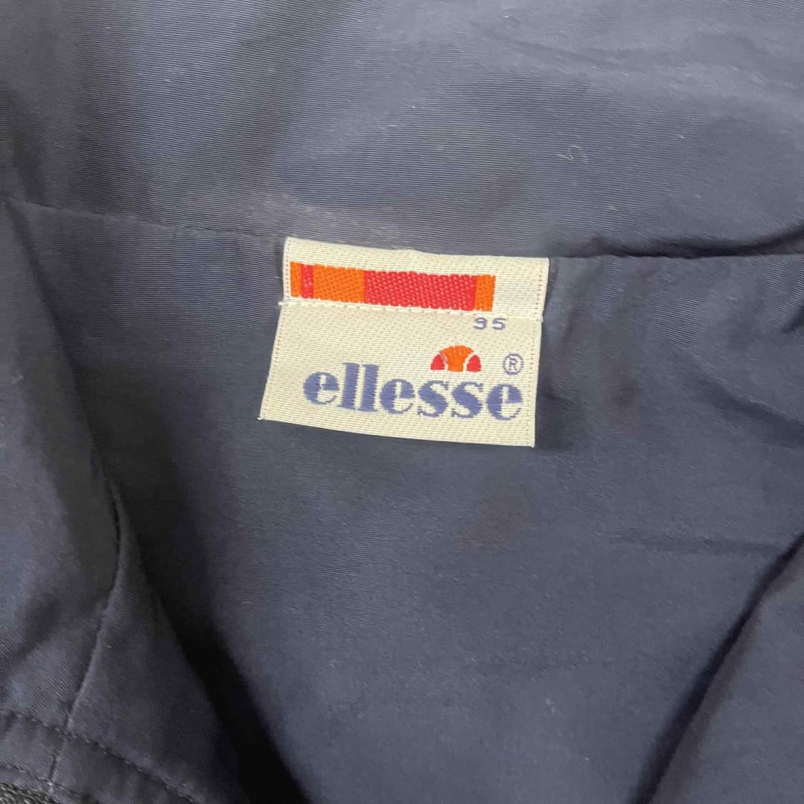 ellesse 엘레쎄 네이비&화이트 올드스쿨 아방핏 윈드브레이커 자켓 바 상품이미지4