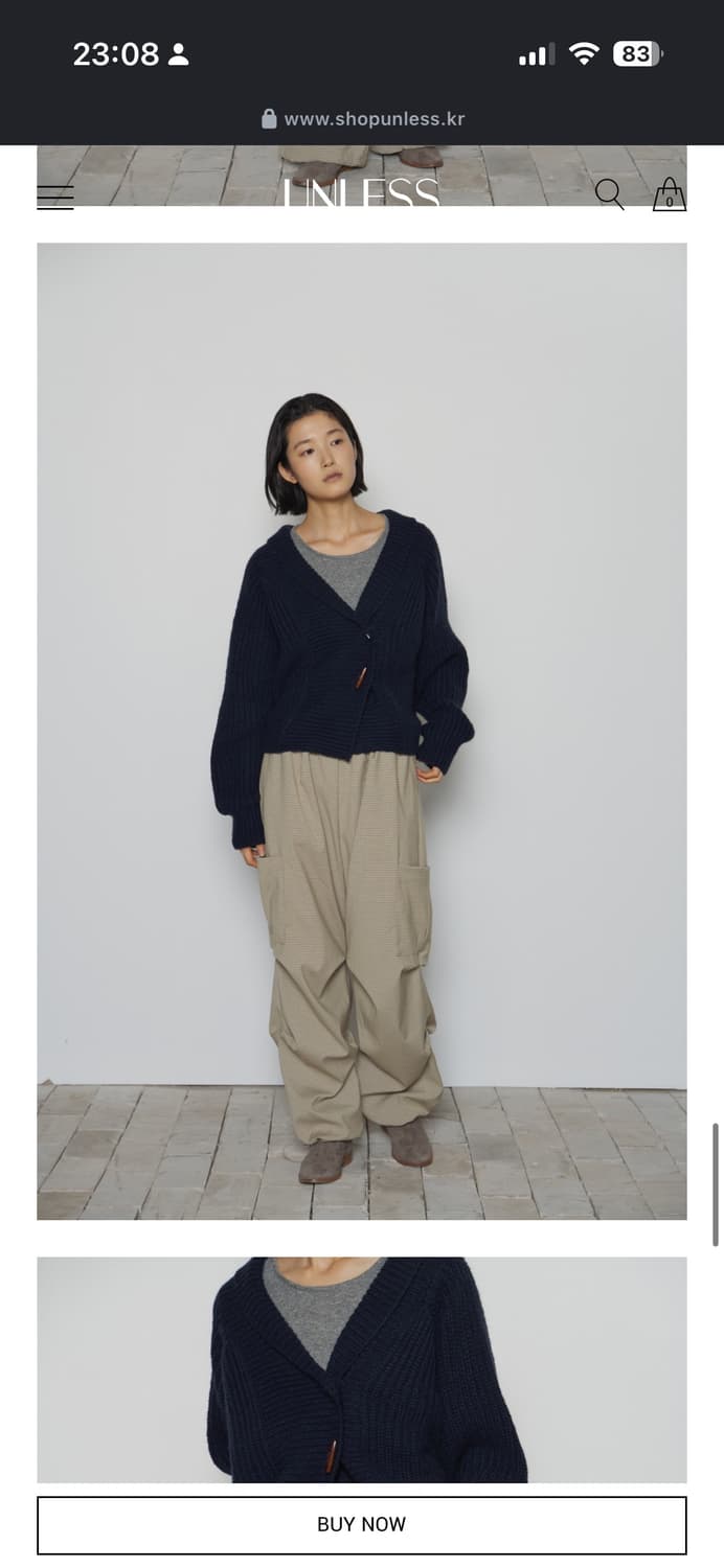 unless check pocket pants, os 상품이미지2