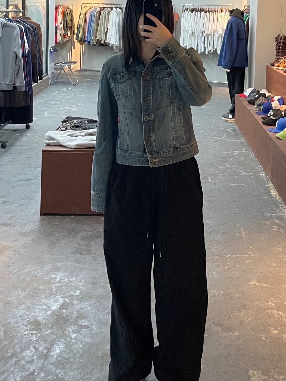 빈티지 데님 워싱 자켓 H1286 상품이미지1