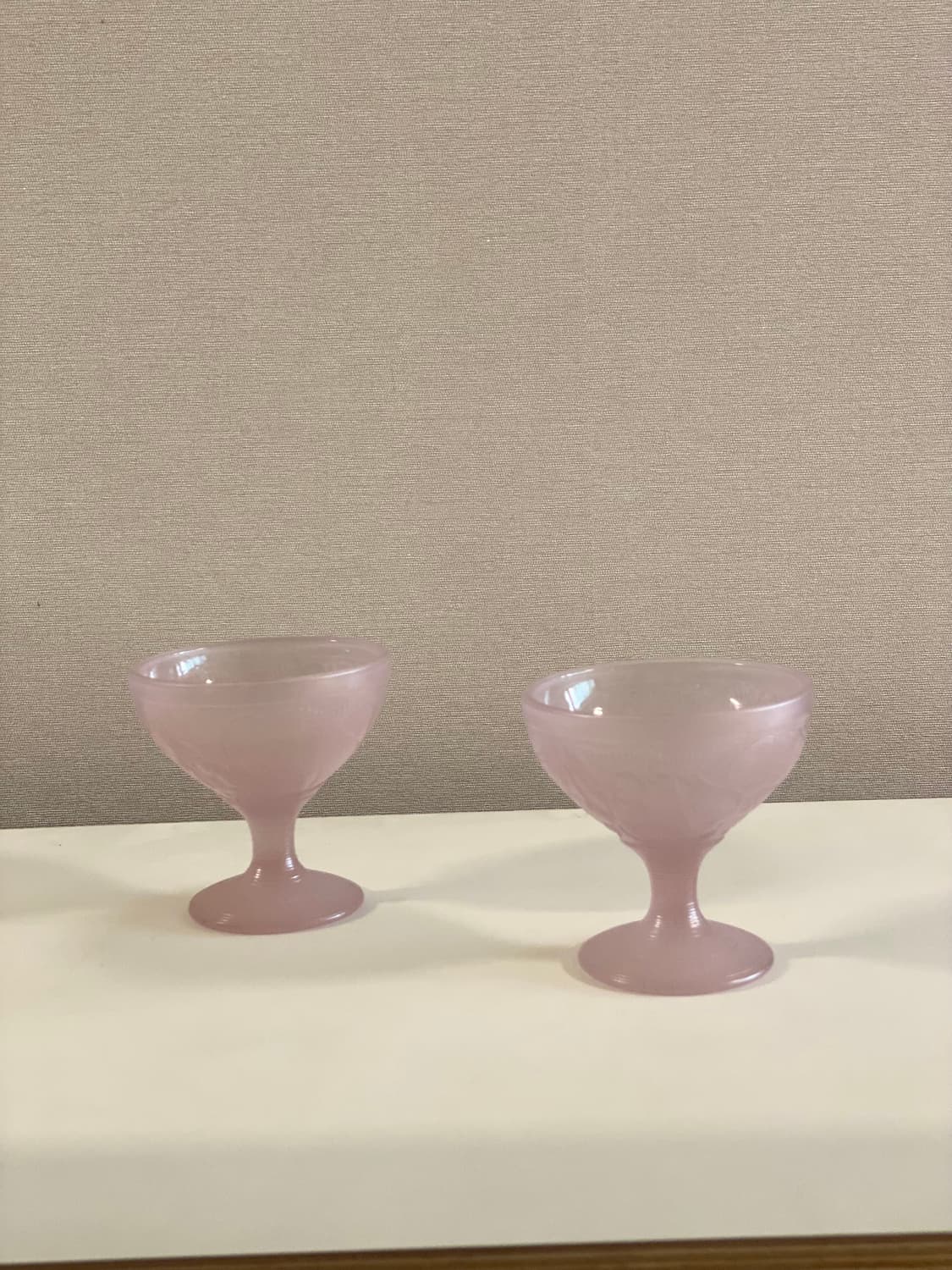 프랑스 빈티지 유리 아이스크림볼 세트 컵 상품이미지3