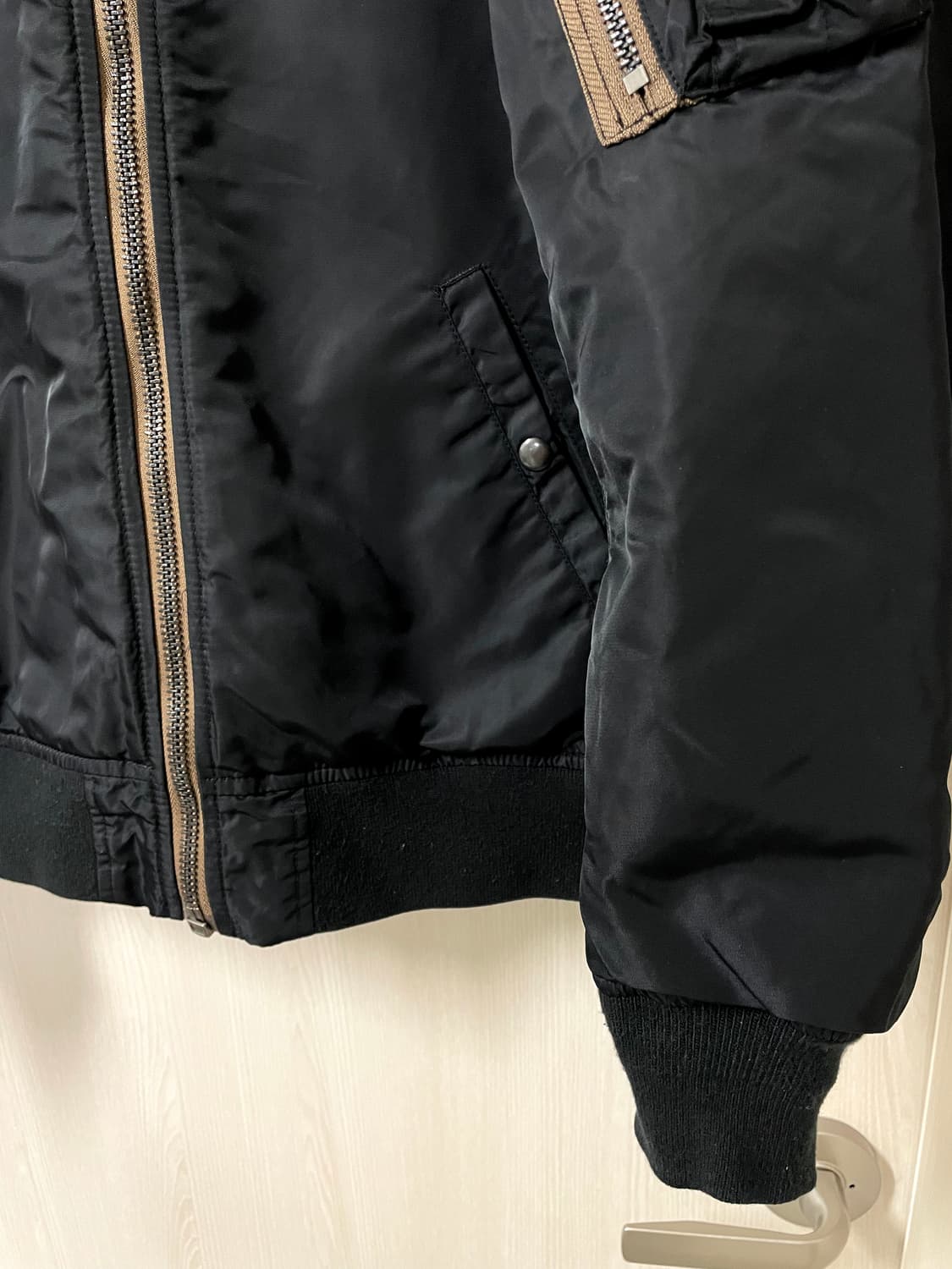 휴스턴/ MA-1 블랙/ XL 상품이미지4