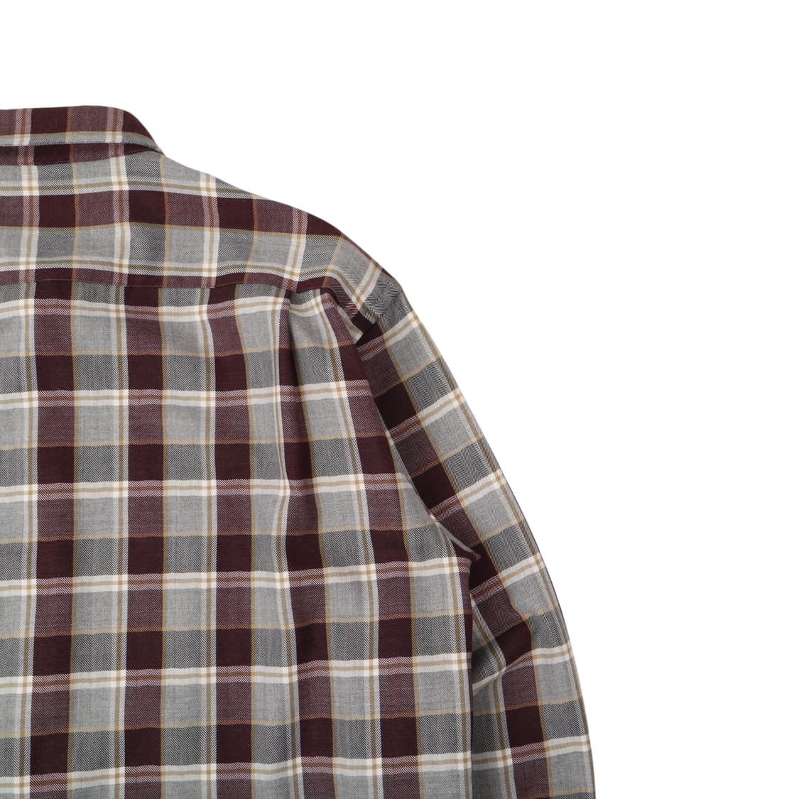 입생로랑 뿌르 옴므 브라운 플레이드 체크 셔츠 상품이미지6