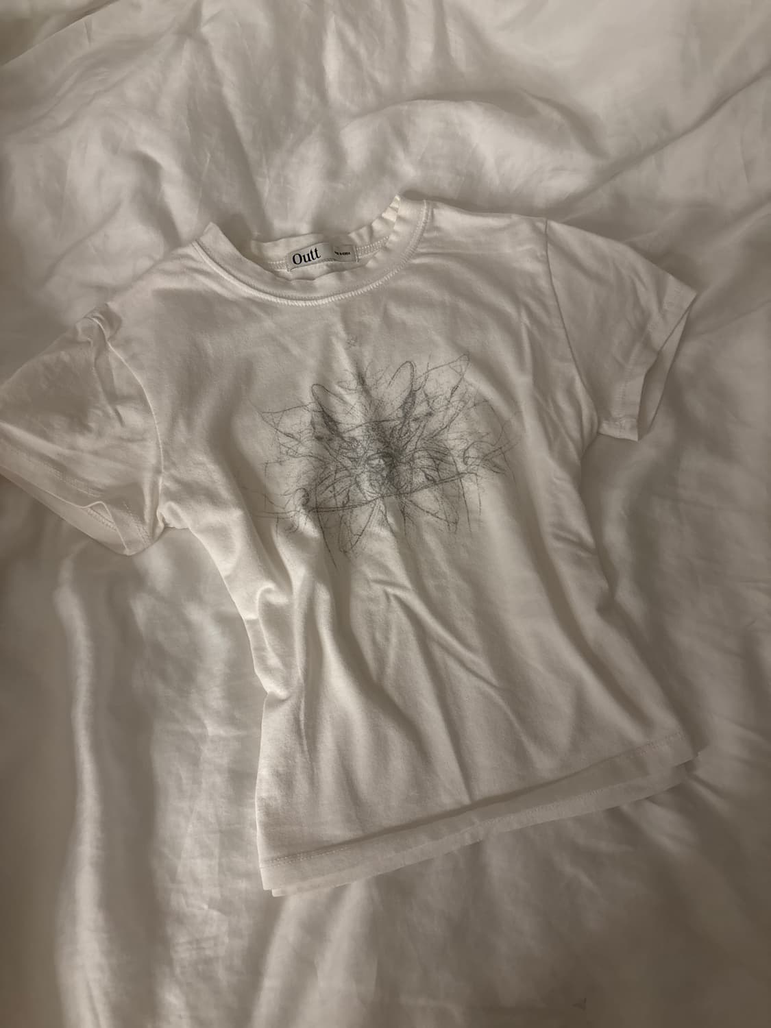 크롭 슬림핏 반팔 상품이미지1