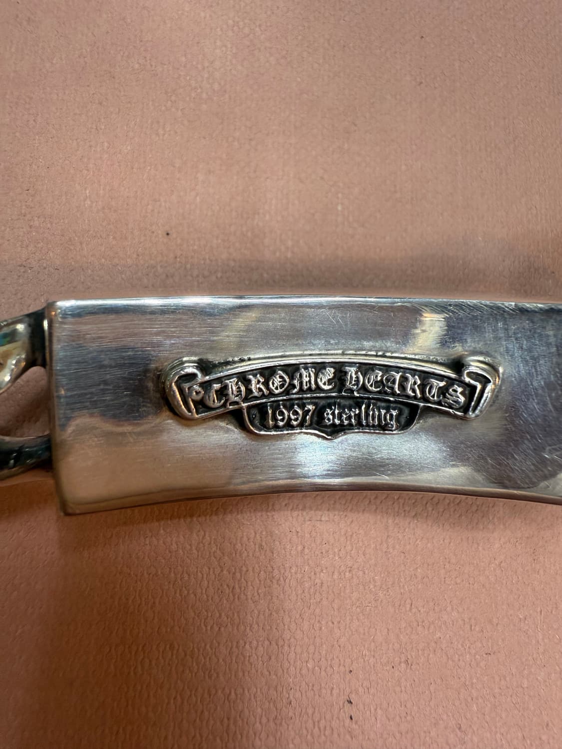 크롬하츠 정품 플로랄ID 9링크 집게펜시팔찌 팝니다.!! 상품이미지5