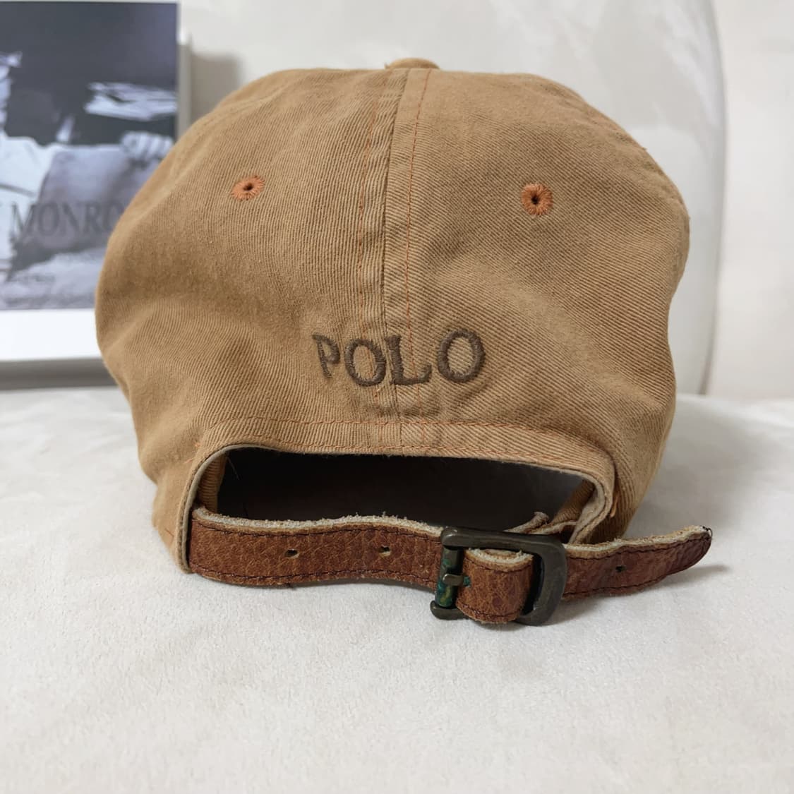[정품] 폴로 베이지 / 브라운포니 모자 상품이미지3