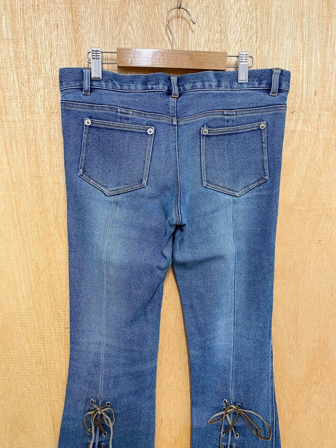 VTG lace-up denim boots cut 레이스업 부츠컷 데님 상품이미지7