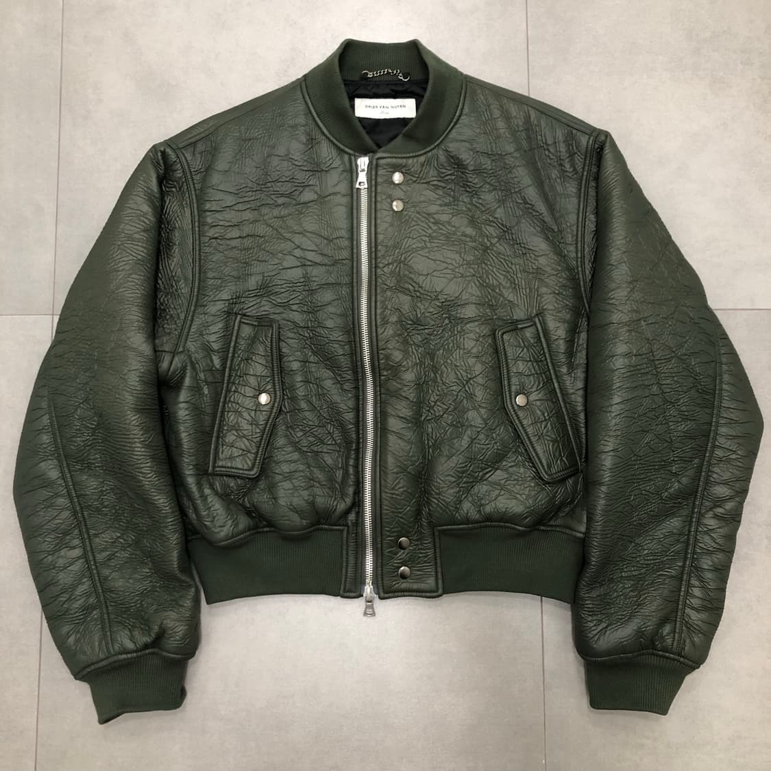 드리스반노튼 크링클 봄버 점퍼 L 상품이미지1