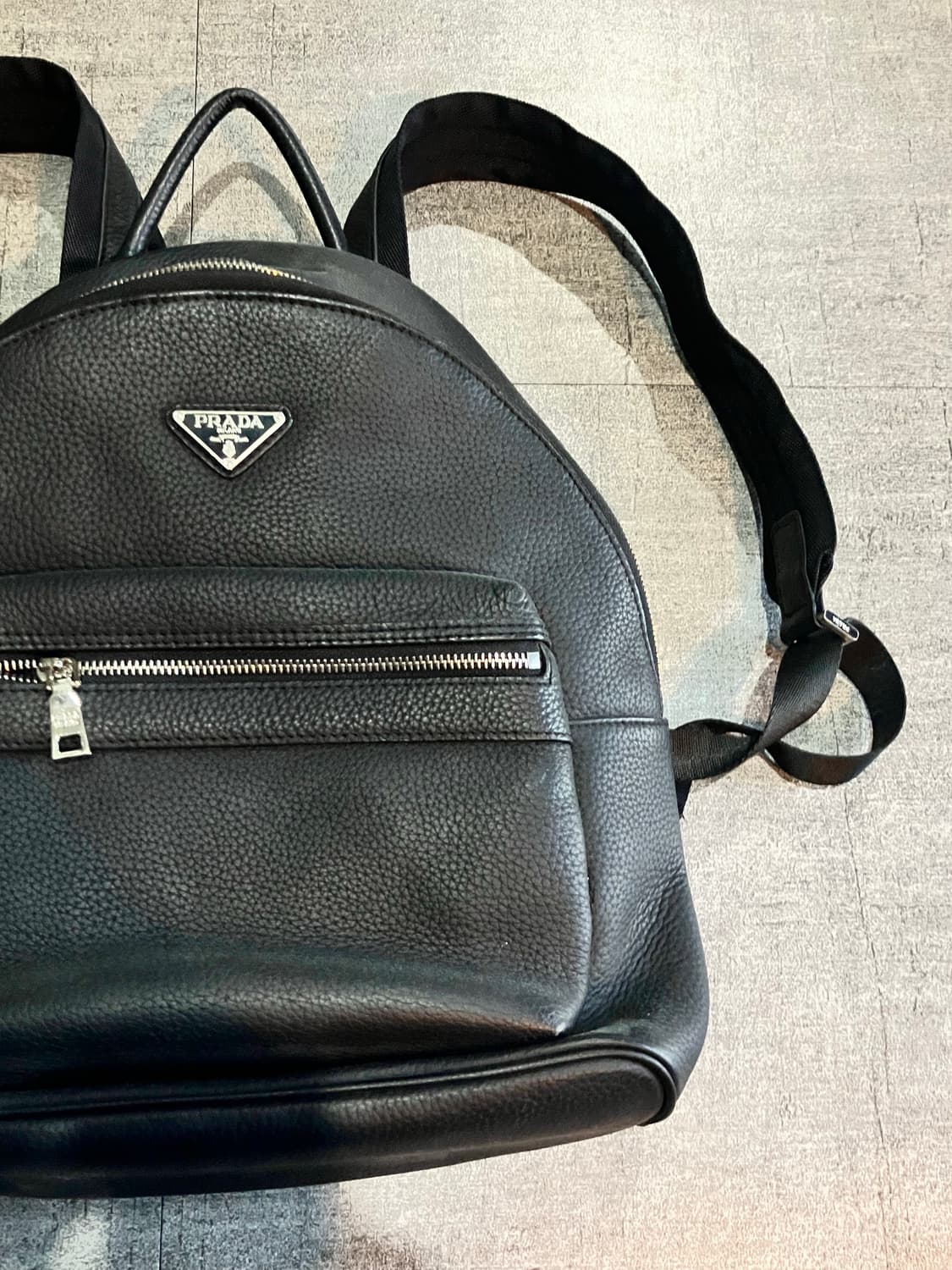 Prada 프라다 빈티지 레더가죽백팩 상품이미지3