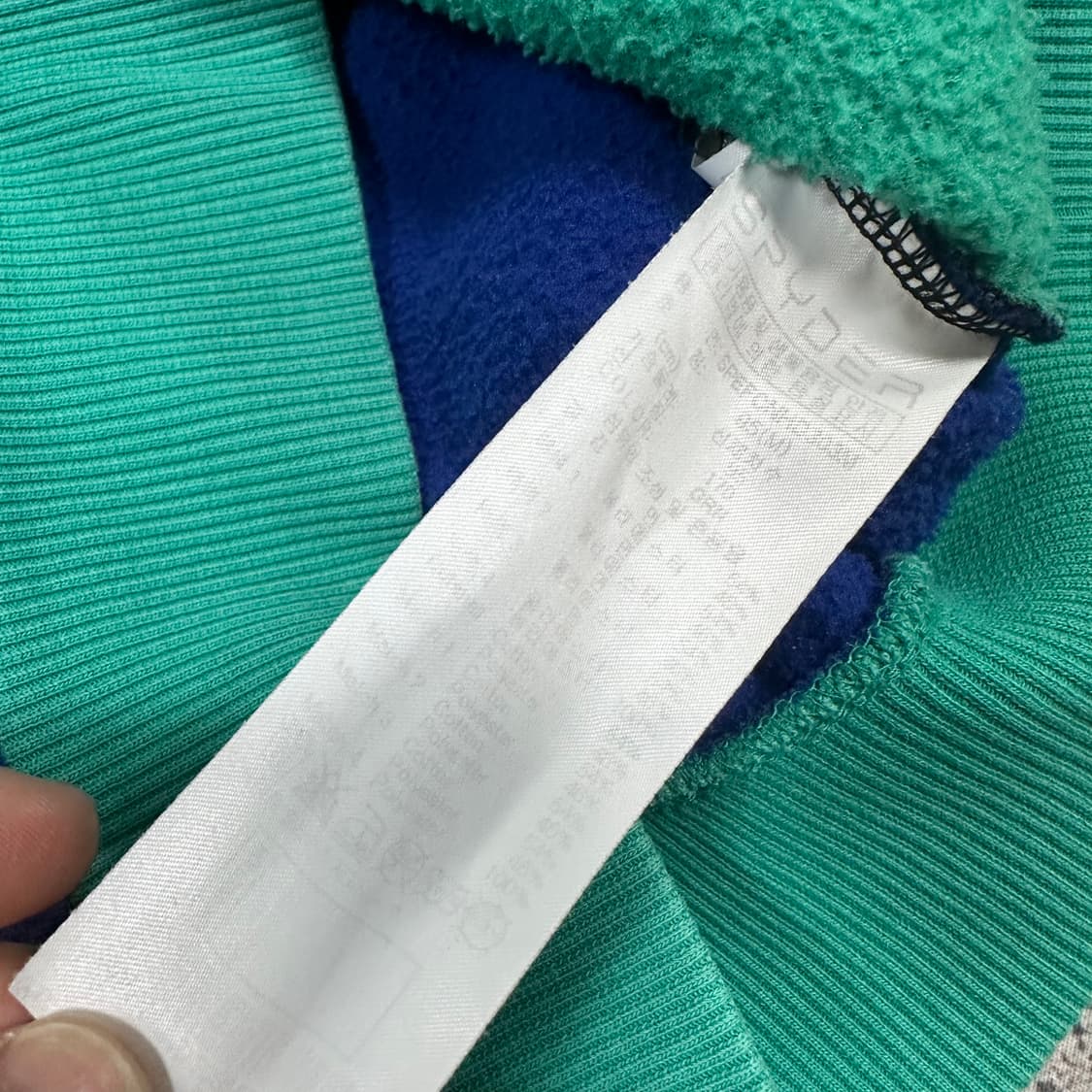 ✨ (바배) 스파이더 멀티컬러 수납 리폼 조끼 후드티 상품이미지4