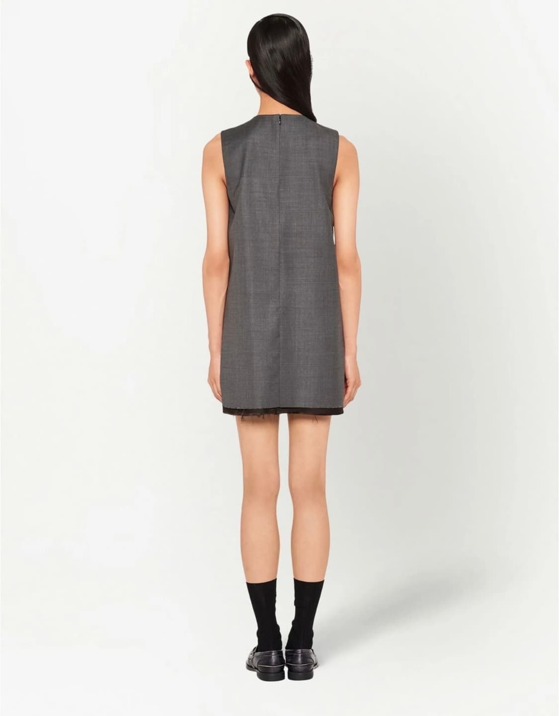 미우미우 그레이 민소매 원피스 상품이미지7