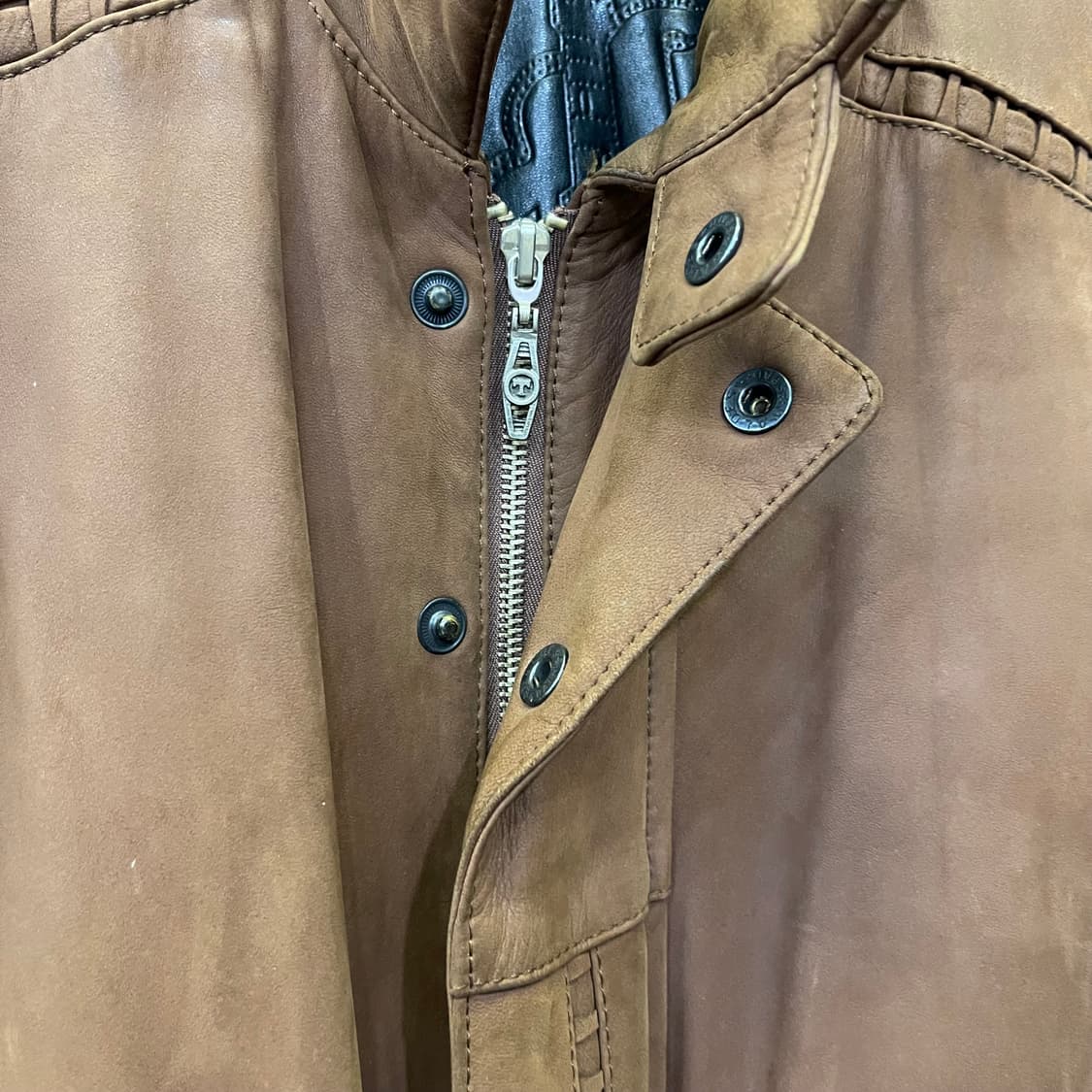 Vintage TORRAS 레더 카코트 상품이미지2