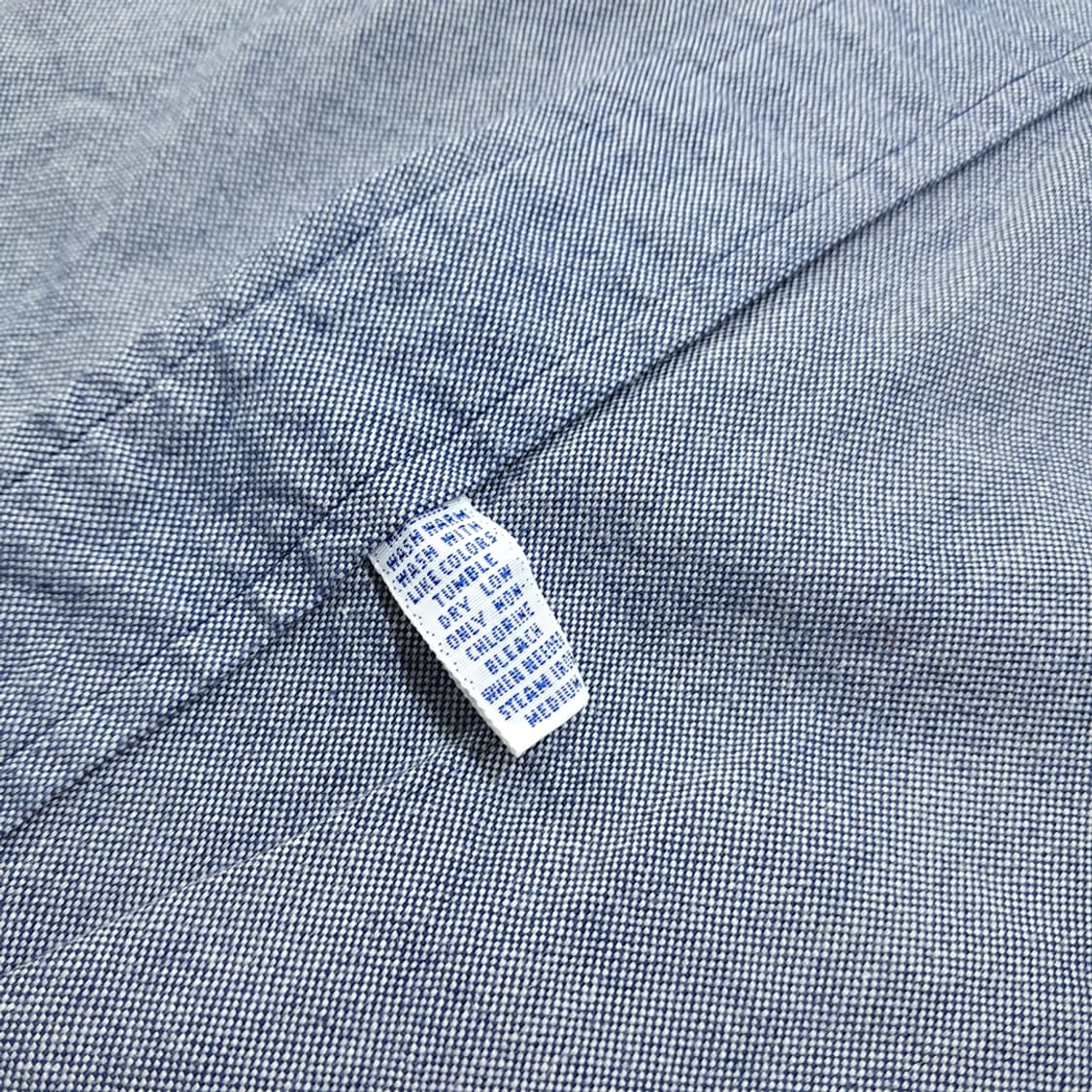 CL593 L 폴로 90s 말레이시아판 샌드 다크 인디고 빅옥스포드 셔 상품이미지6