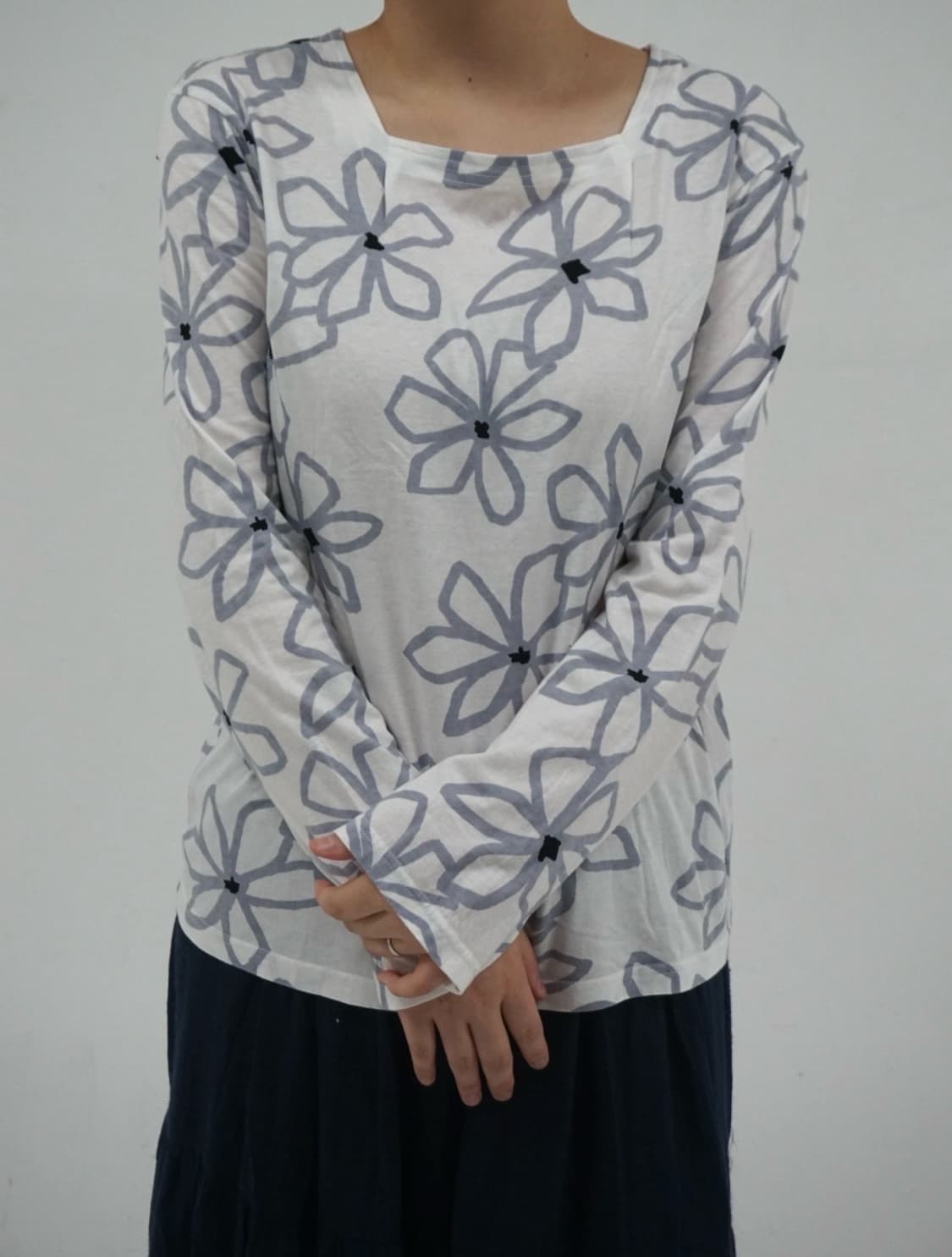 SOU・SOU Floral Print Long Sleeve Tee(M) 상품이미지1