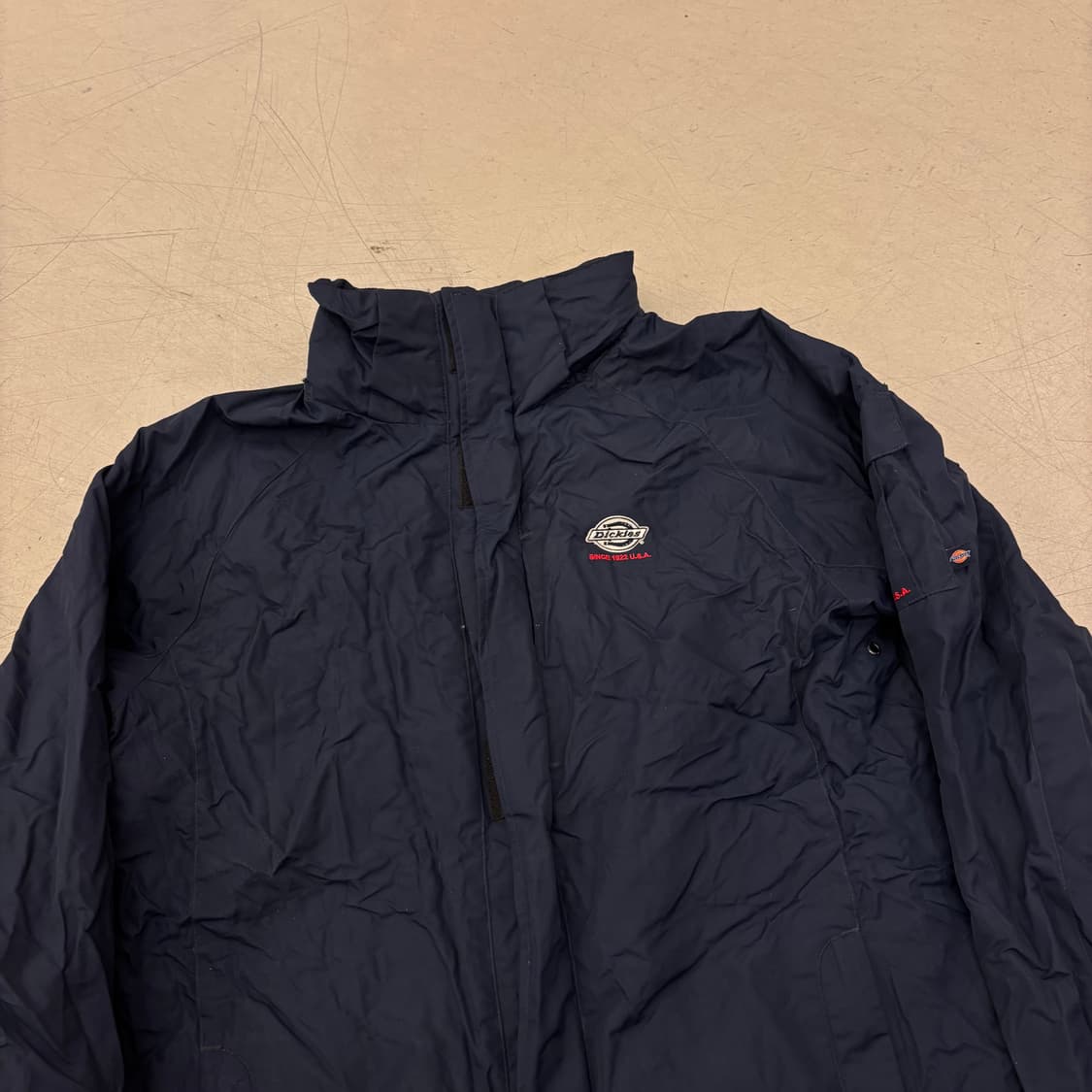 디키즈 네이비 스몰로고 바람막이 상품이미지2