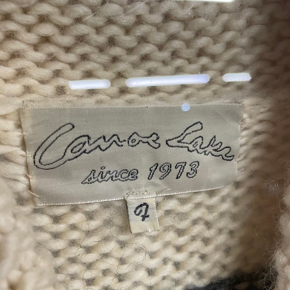 빈티지 인디안 코위찬 니트집업 상품이미지10