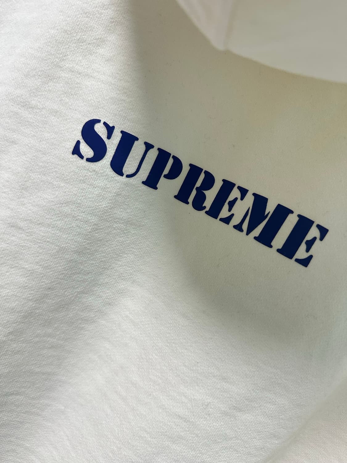 스톤아일랜드X슈프림 콜라보 화이트 리플렉티브 후드티 Xl 상품이미지4