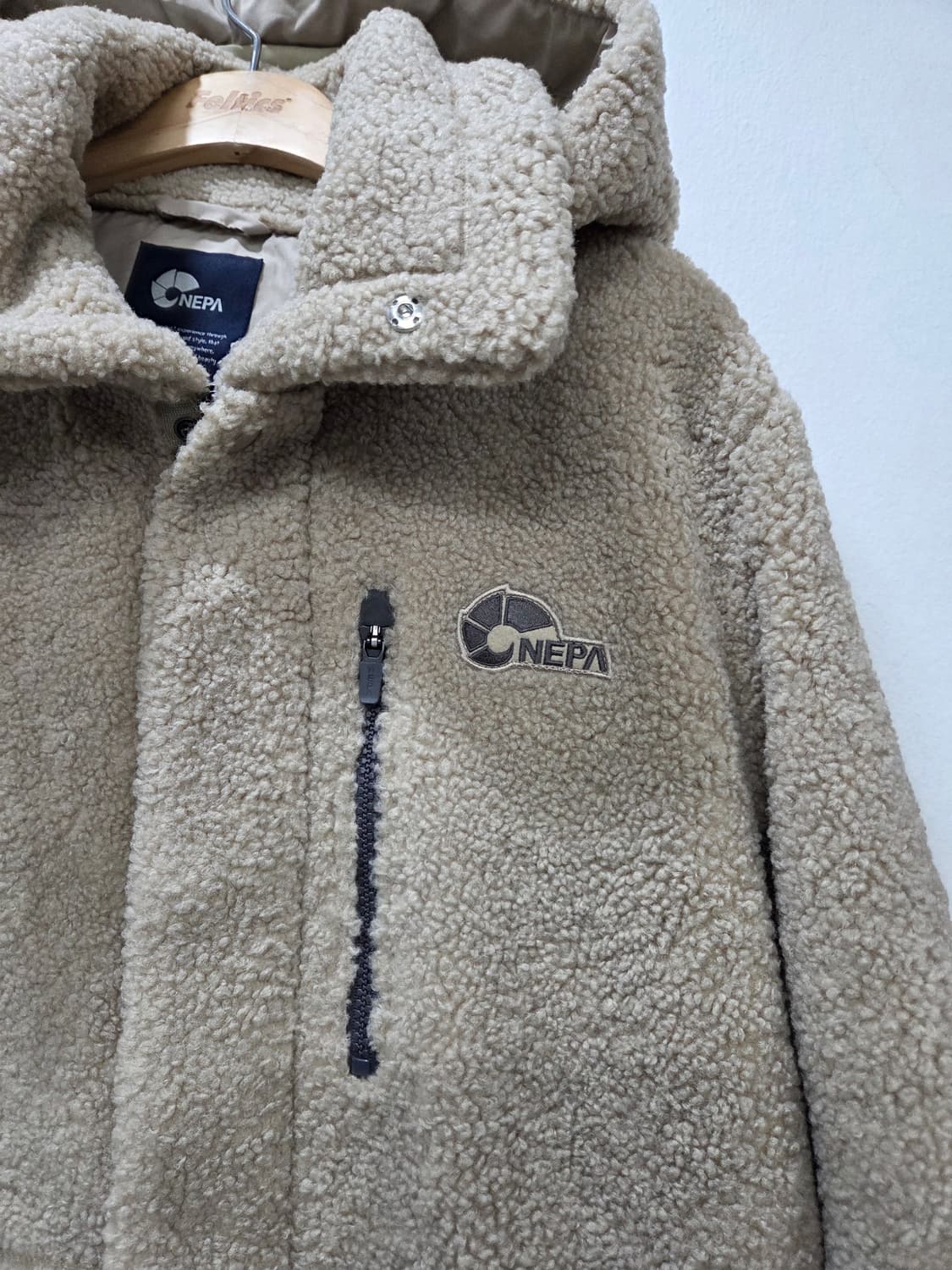 네파 뽀글이 후드코트 남녀공용 상품이미지2