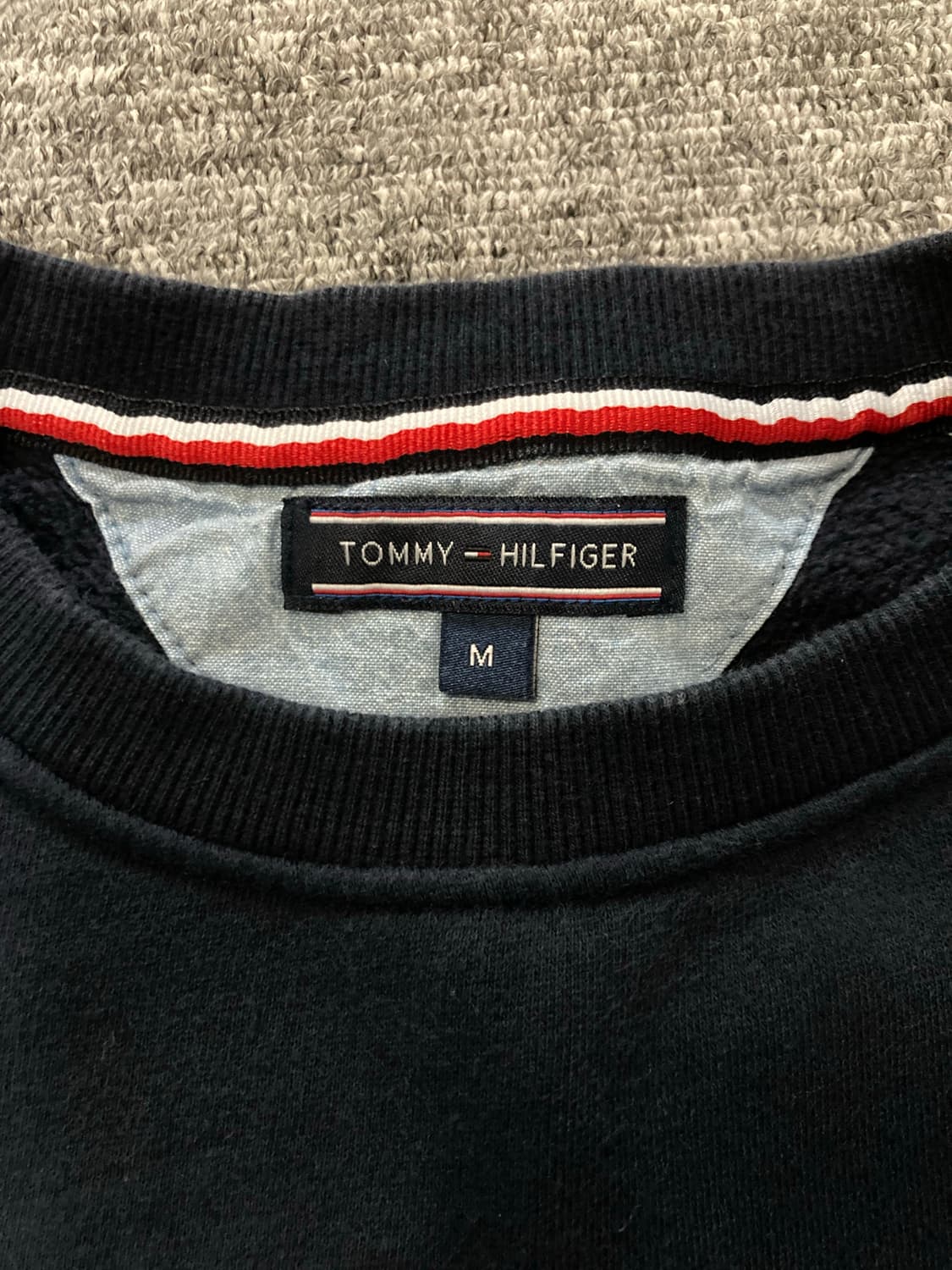 타미힐피거 네이비 맨투맨 M 상품이미지3