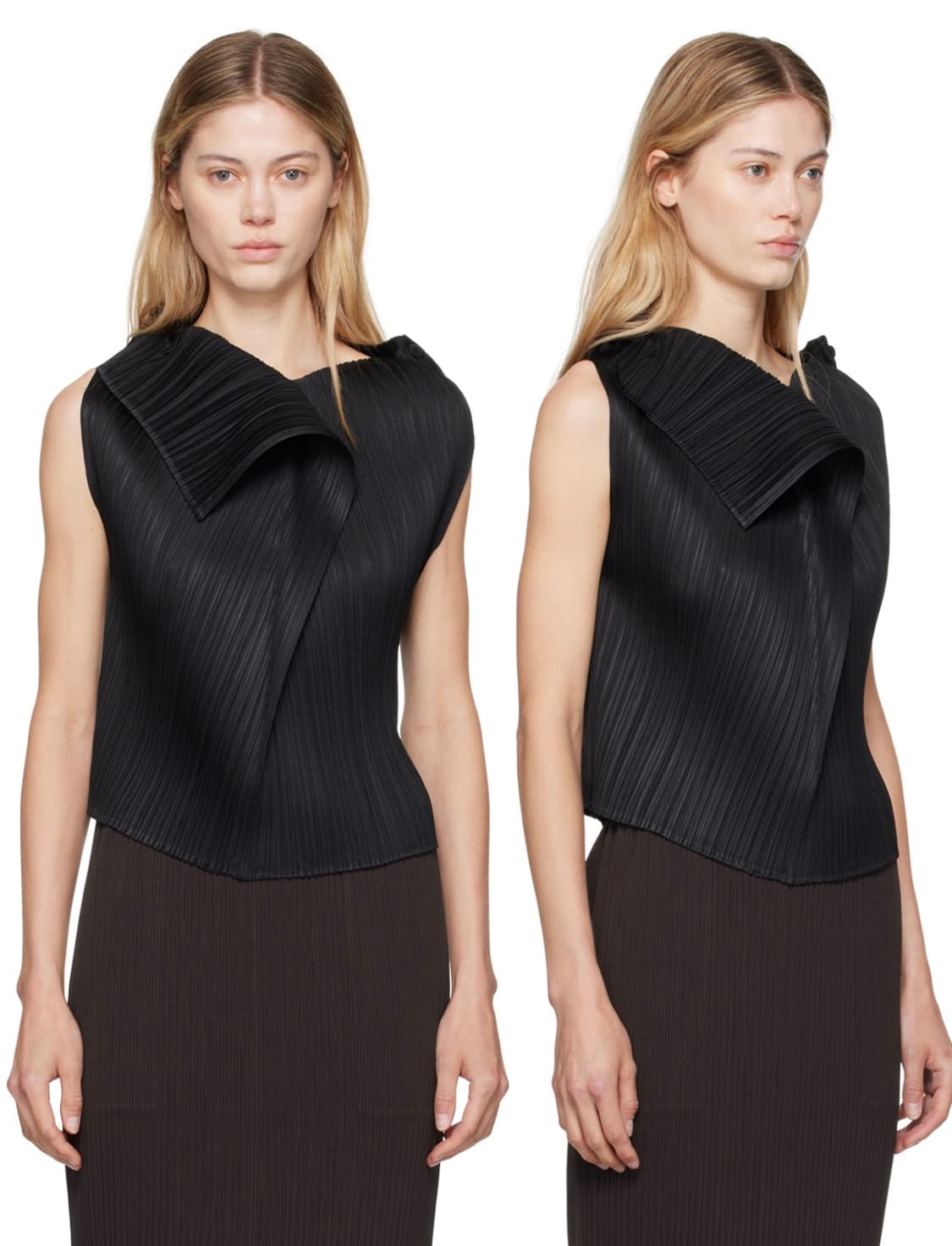 플리츠플리즈 7월 먼슬리 탑 블랙 상품이미지6