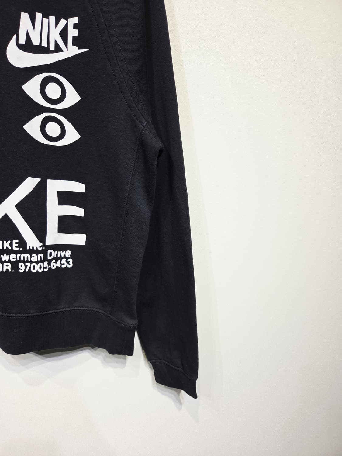 나이키 해브 어 나이키 데이 그래픽 맨투맨 블랙 상품이미지5