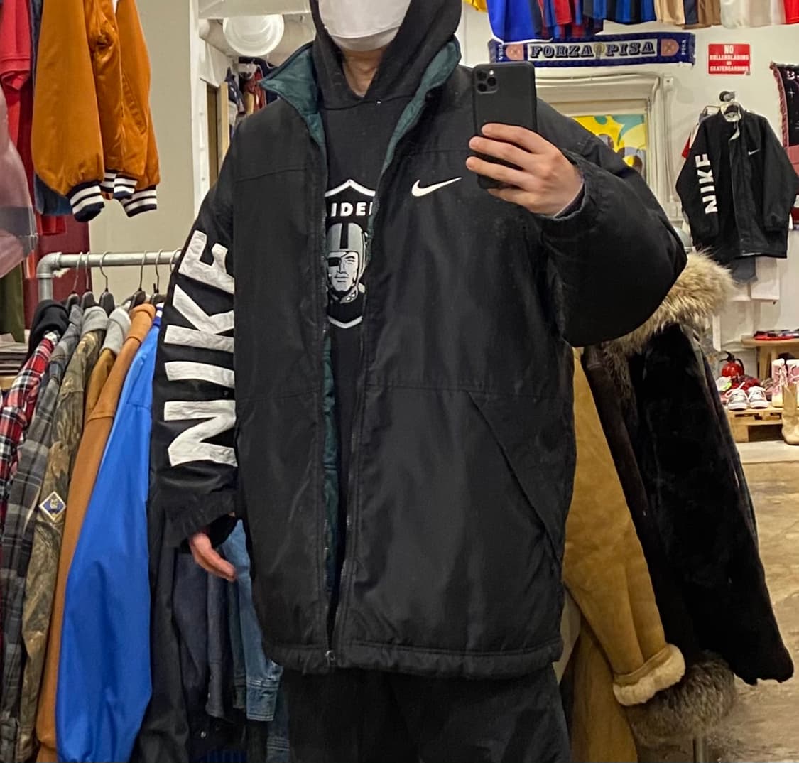 90’s 나이키 빅로고 양면 패딩자켓 상품이미지2