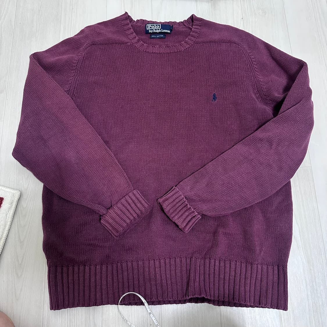 폴로니트 버건디  상품이미지1