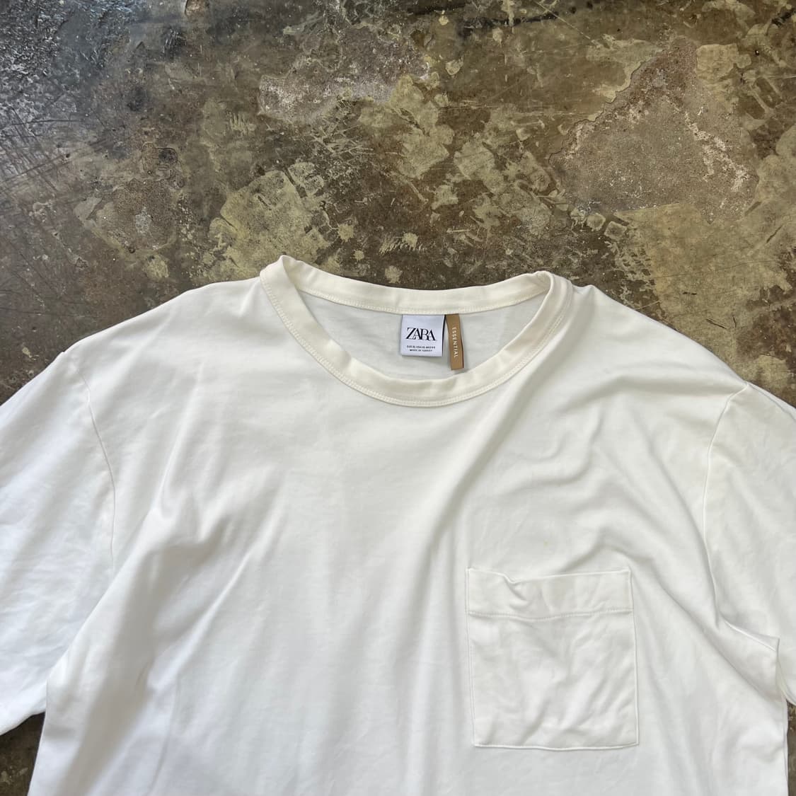 XL) ZARA 자라 포켓 반팔티 반팔 티셔츠 상품이미지3