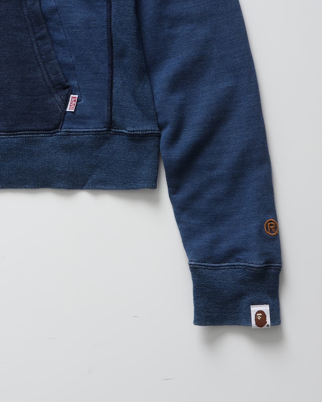 베이프 A BATHING APE Denim Zip Hoodie 상품이미지6