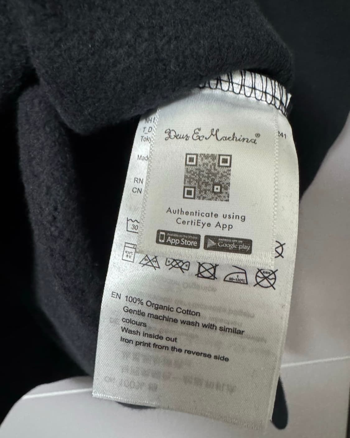 데우스 엑스 마키나 도쿄 2XL 후드티 블랙 민트급 상품이미지4