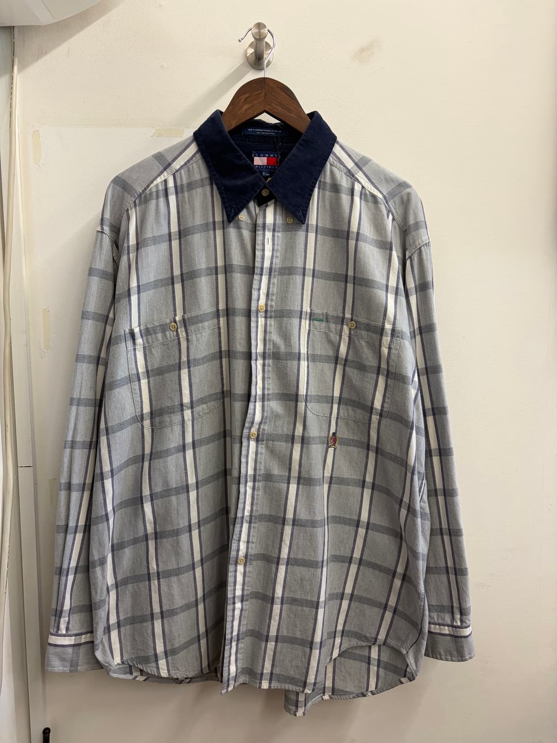 N131. 타미힐피거 월계수 빈티지 셔츠 상품이미지1