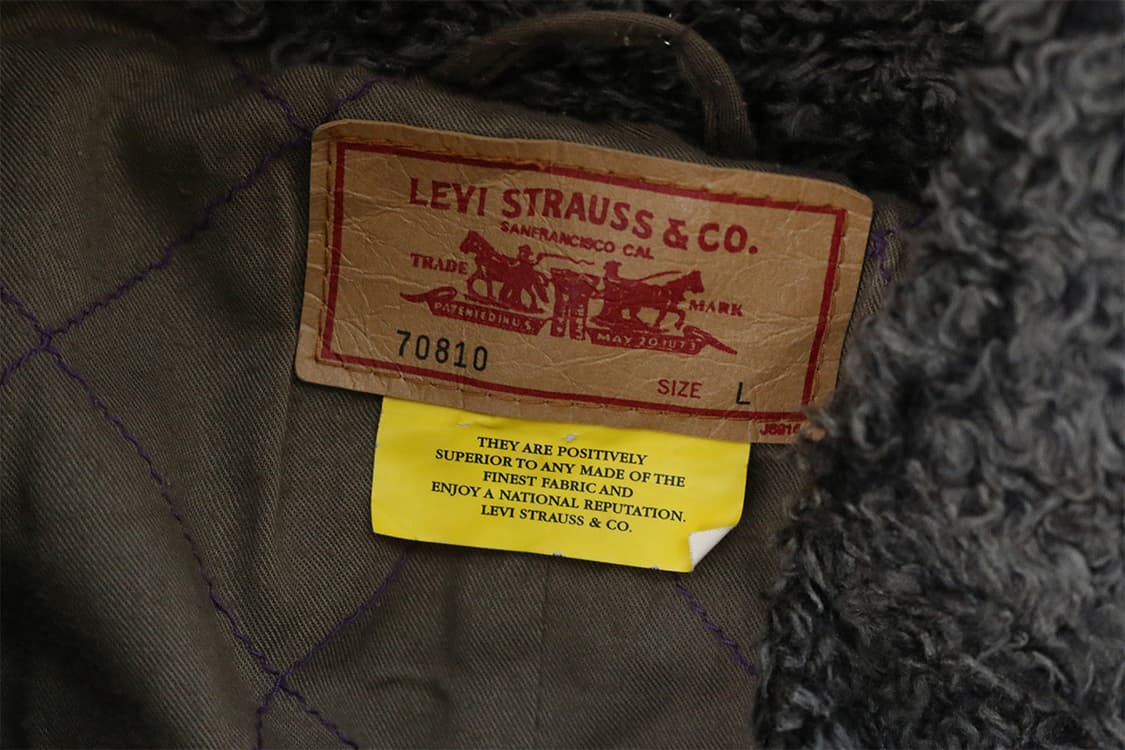 리바이스 블랙 시어링 자켓 상품이미지8