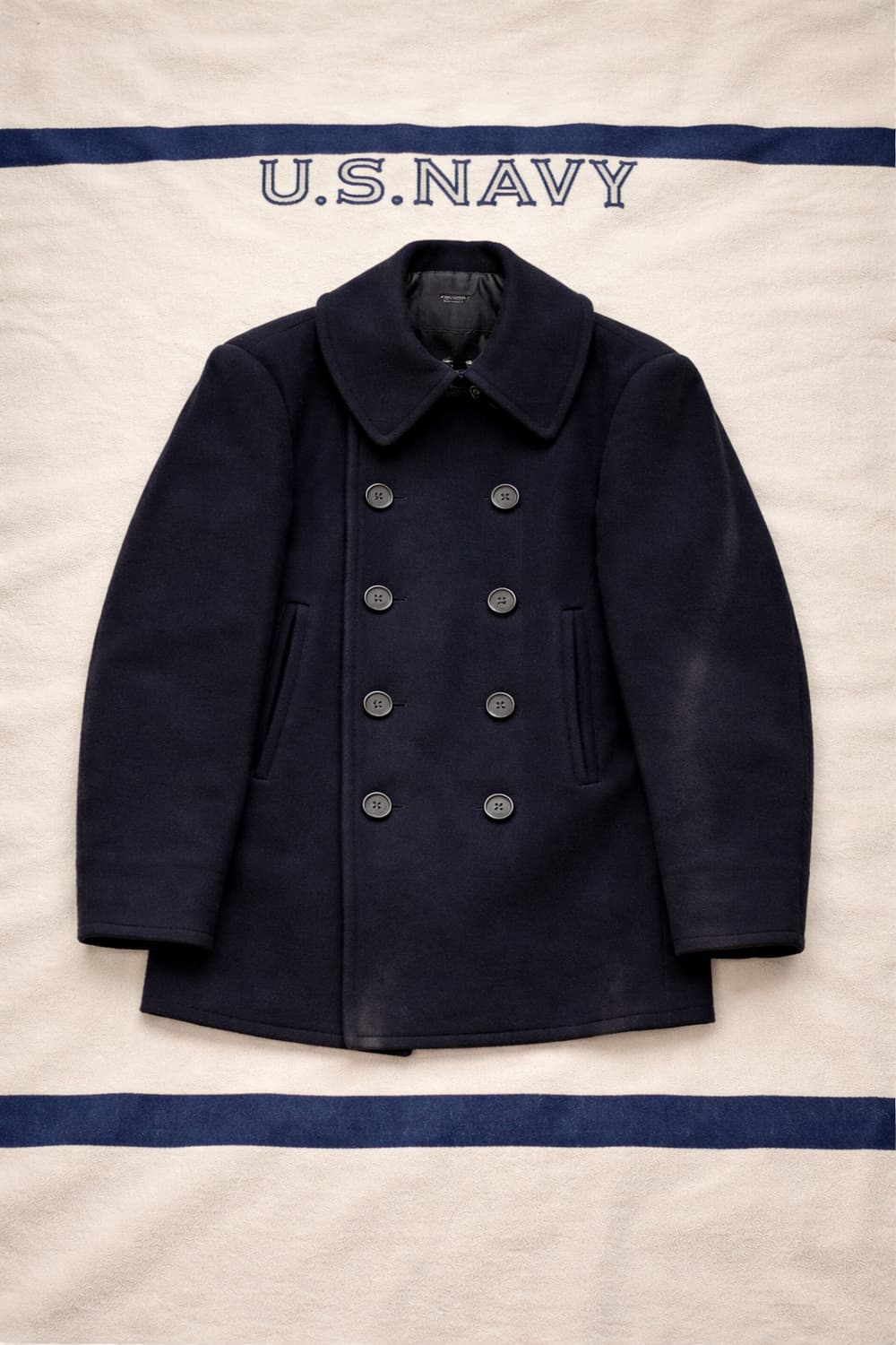 40's WW2 미 해군 10버튼 피코트 100 상품이미지1