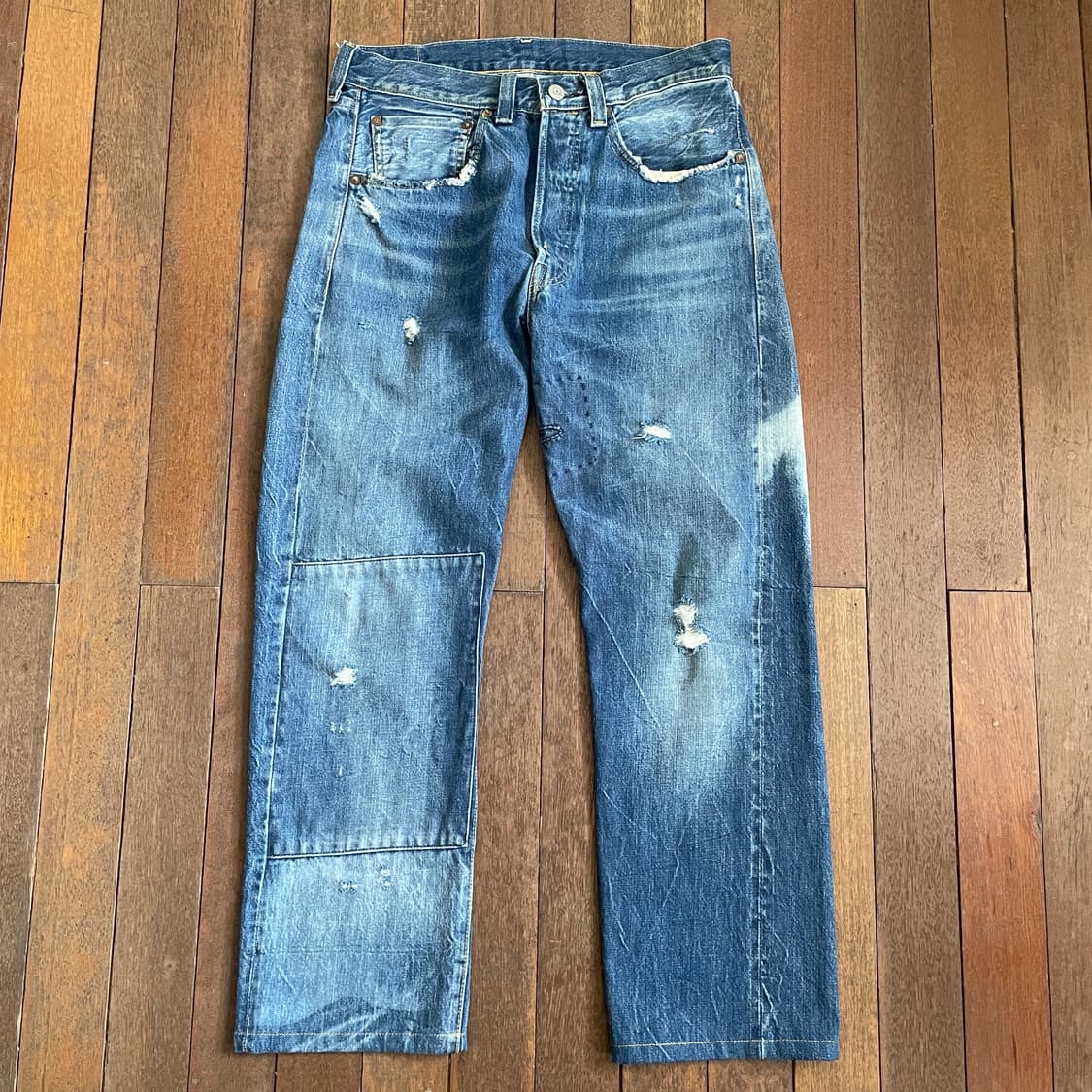 리바이스 LVC 47501 패치워크 청바지 상품이미지3